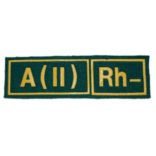 Nášivka "A(II) RH-" zelená (Pohraniční vojsko)